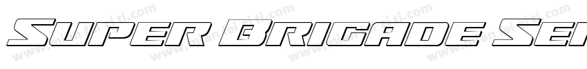 Super Brigade Semi-Condensed字体转换
